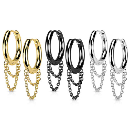 Náušnice chirurgická ocel 4151