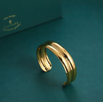 Bangle zlatý z chirurgické oceli MBSG20GD