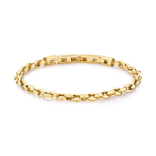 Moderní pozlacený náramek pro muže Brosway Riptide BTD030