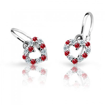 Náušnice pro miminka Cutie C2157B-Ruby Dark