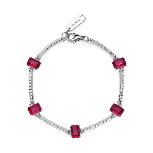Náramek na ruku se zirkony Brosway Fancy Passion Ruby FPR04