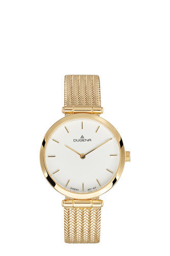 Zlaté dámské náramkové hodinky Dugena Lissa 4460904