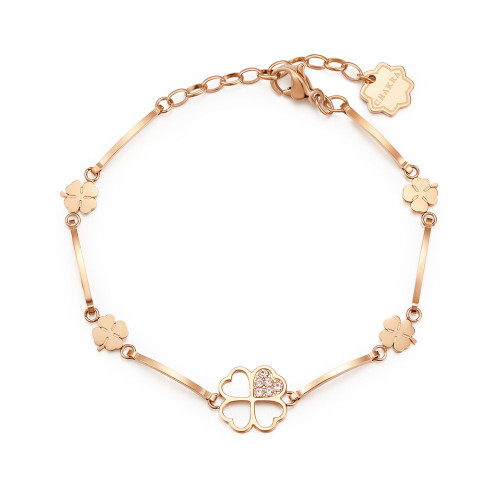 Zlatý ocelový náramek Brosway Chakra BHKB013