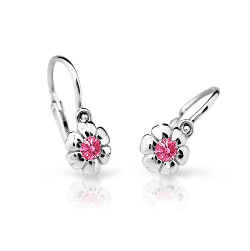 Zlaté dětské náušnice C2151B Tcf Red