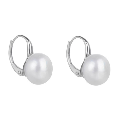 Stříbrné náušnice s říčními perlami 30747204