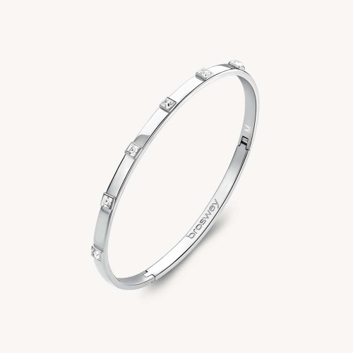 Pevný náramek s kamínky Brosway With You BWY58