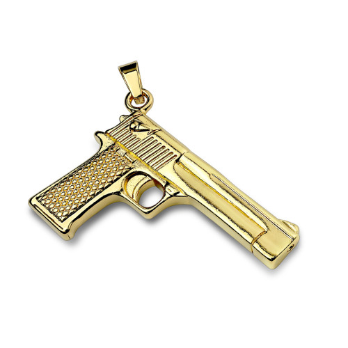 Přívěsek z chirurgické oceli 6895-gold