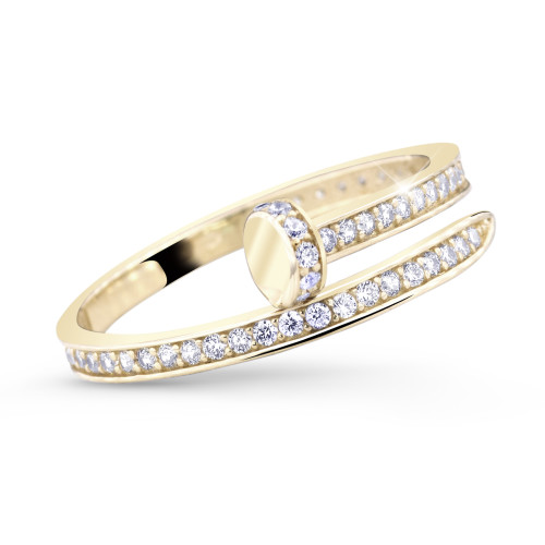 Zlatý prsten s kamínky Z5020Z