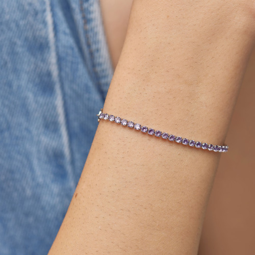 Stylový dámský náramek se zirkony Brosway Desideri BEI103