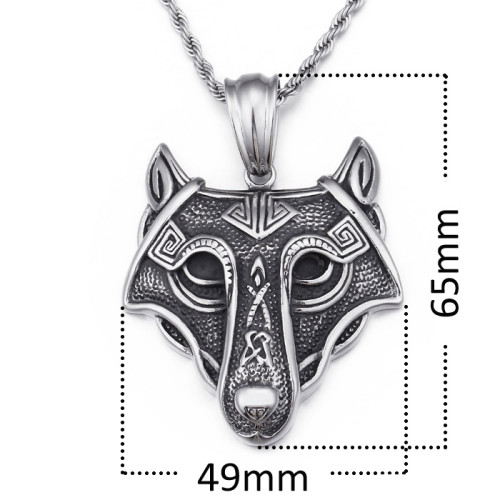 Vlčí hlava na krk WJHC296