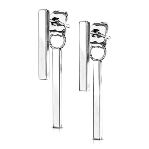 Náušnice z chirurgické oceli 3631-Steel