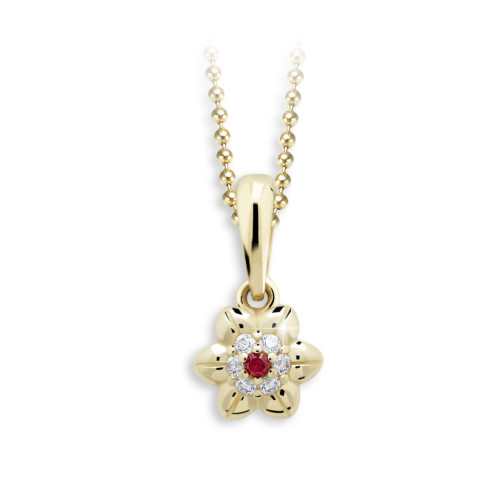 Přívěsek pro děti C2202Z-Ruby Dark