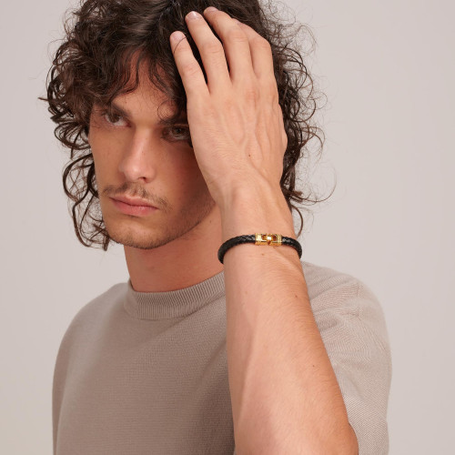 Elegantní pánský náramek Brosway Knocker BKC23