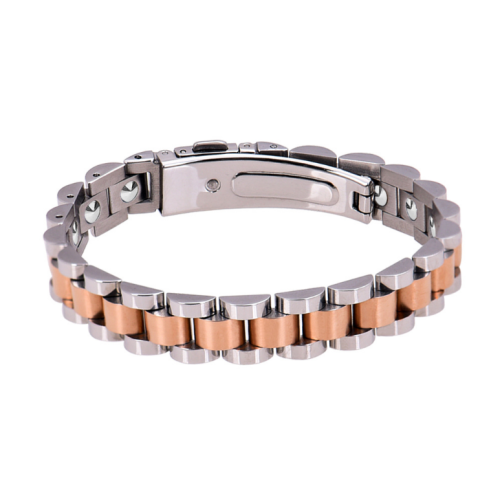 Ocelový náramek s magnety WJHB716