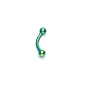 Piercing do obočí CT-GREEN