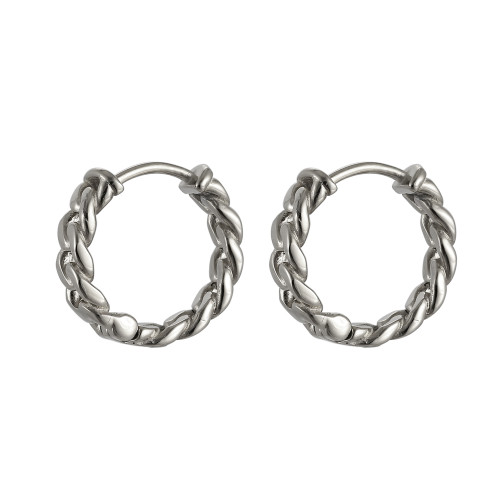 Náušnice kroužky z chirurgické oceli ESS710ST