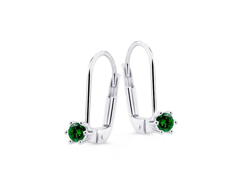 Náušnice z bílého zlata se zirkony Z8012-55-90-X-2