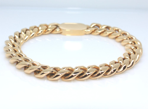 Zlatý náramek z chirurgické oceli WJHB804GD-8