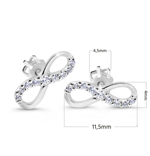 Diamantové náušnice pecky DZ60149-30-00-X-4