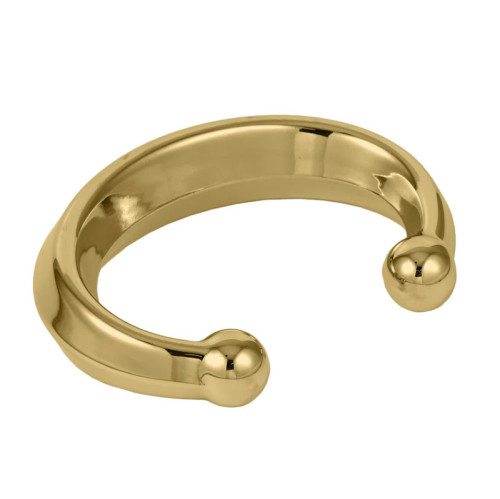 Ocelový pozlacený náramek bangle MBSG38GD