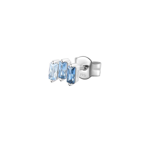 Stříbrná náušnice Brosway Fancy Cloud Light Blue FCL07