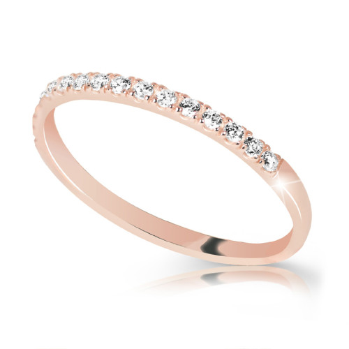 Dámský zlatý prstýnek s kamínky Z6739R