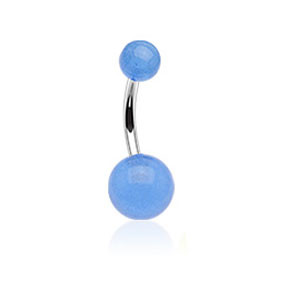 Piercing do pupíku 021-BLUE