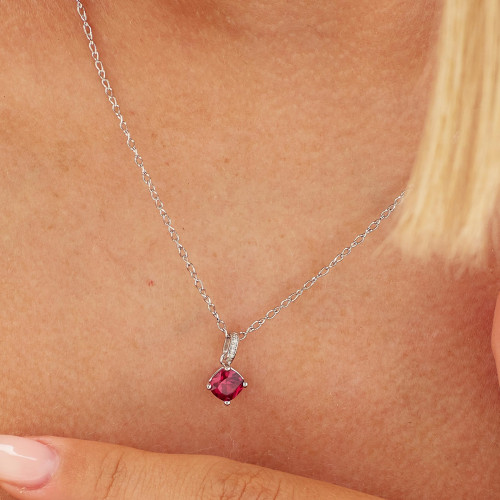 Přívěsek se zirkony Brosway Fancy Passion Ruby FPR17