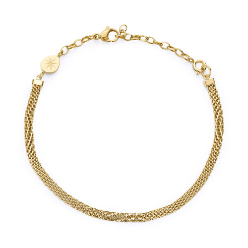 Pozlacený náramek z chirurgické oceli Brosway ESSENTIAL BNL070