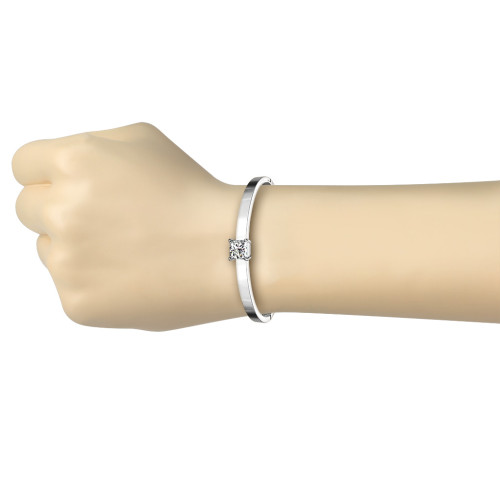 Pevný náramek s kamínkem 1047-ST