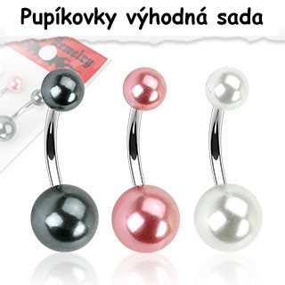Piercing do pupíku sada 024