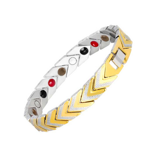 Ocelový náramek s magnety WJHB721SG