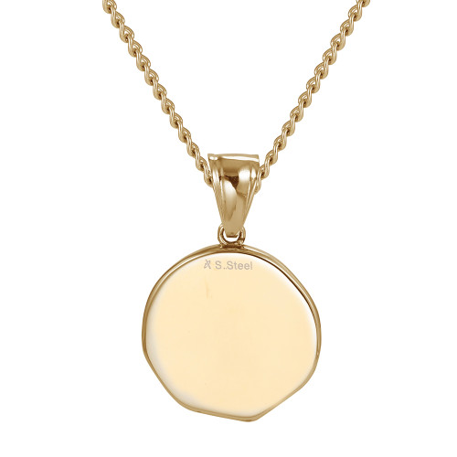 Náhrdelník z pozlacené chirurgické oceli PSS1162GD