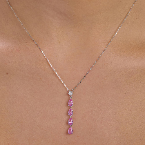 Dámský náhrdelník Brosway Fancy Vibrant Pink FVP112