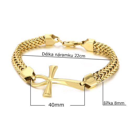 Náramek na ruku nilský kříž WJHB867