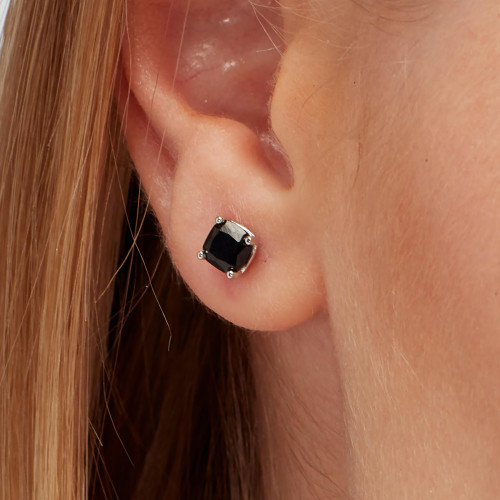 Dámská stříbrná náušnice Brosway Fancy Mistery Black FMB06