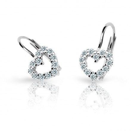 Dívčí náušnice Cutie C2157B-Kl-White