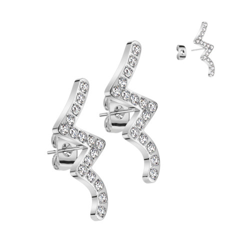 Ocelové náušnice pecky SESE4247ST