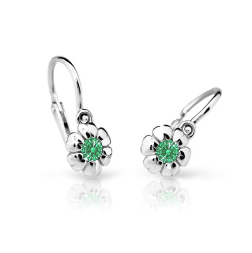 Zlaté náušničky pro miminko C2151B-Green