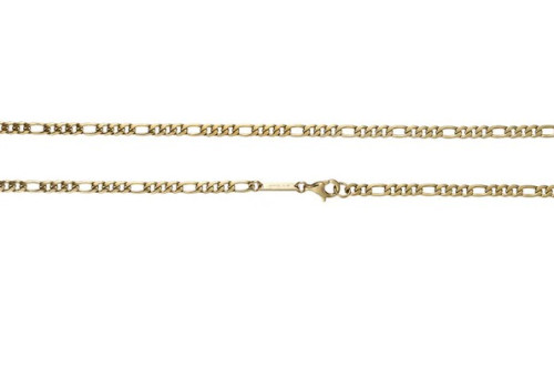 Zlatý ocelový řetízek figaro NSSC172GD