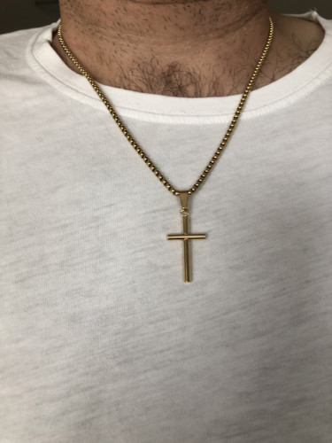 Přívěsek křížek WJHC441GD