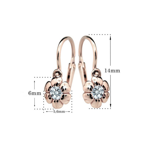 Zlaté náušnice pro děti C2151R