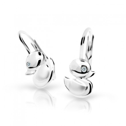 Dívčí náušnice Cutie C1954B-Kl-White