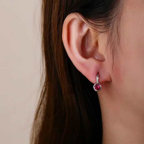 Stříbrné náušnice s kamínky 312346001