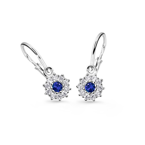 Náušničky pro miminka Cutie Jewellery C2749B-Blue Dark