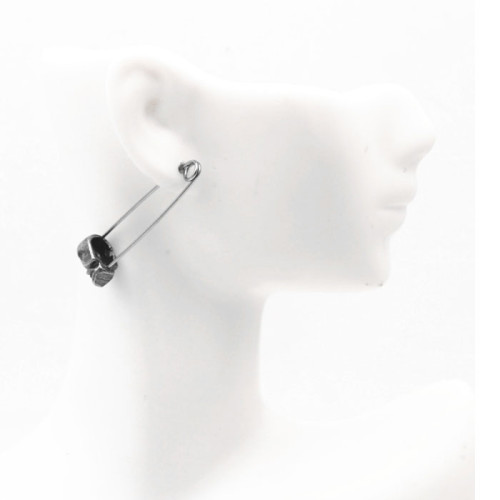 Punkové náušnice s lebkou WJHE251