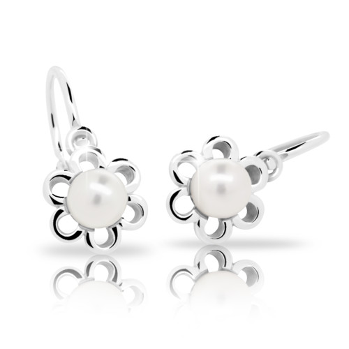 Dětské náunšnice s perlou Swarovski C2406