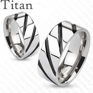 Snubní prsteny z titanu 4380