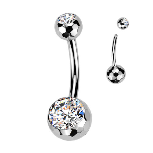 Titanový piercing do břicha SETXN046