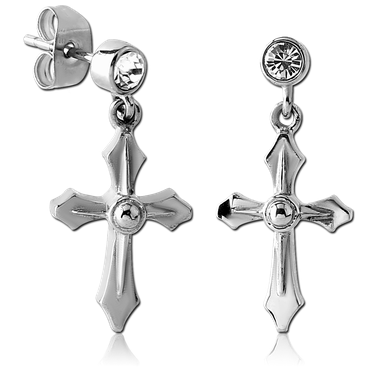 Visací naušnice s kříži SESCES160